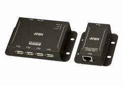 ATEN 4-Port USB 2.0 CAT 5 Extender [bis zu 50 m] (ATEN UCE3250 Local and Remote Units -)