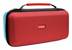 Trust 25764 Schutzhülle für tragbare Spielkonsolen Hartschalenkoffer Nintendo Blau, Rot (Trust GXT1252RB XL HARDCASE SWITCH 2 RB)