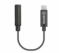 BOYA BY-K4 Audio-Kabel 3.5mm USB Typ-C Schwarz 