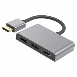 cablenet 24-0313 Videosplitter DisplayPort 1x HDMI + 2x DisplayPort 