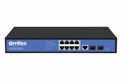 Ernitec ELECTRA-M08-1GB-150W Netzwerk-Switch Managed L2/L2+ Gigabit Ethernet [10/100/1000] Power ...