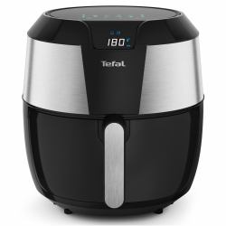 Tefal Easy Fry EY701D Single 5.6 L Stand-alone 1850 W Hot air fryer Black, Stainless steel (Tefal Easy Fry EY701 Enkelt 5,6 L Enke)