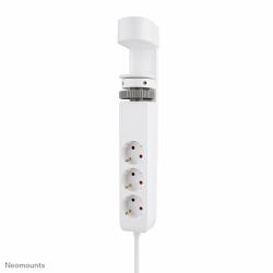 Neomounts DS22-840WH6 Tischsteckdose mit Klemme und USB-C- und USB-A-Anschlüssen - Schnellladung (Neomounts VOLT Desk Clamp socket with Quick-charge USB Ports [clamp 0-50mm], 3x type-F 230V, 1x US...
