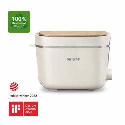 Philips Eco Conscious Edition HD2640/10 Toaster 5000er Serie (Philips HD 2640/10 100% biobasierter K)