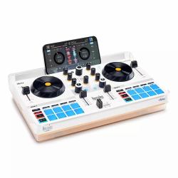 Hercules MIX ULTRA Digital Vinyl System [DVS] Scratcher Weiß (HERCULES DJ CONTROL MIX ULTRA)