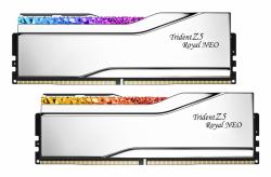G.Skill Trident Z5 Royal Neo F5-6000J2636H16GX2-TR5NS memory module 32 GB 2 x 16 GB DDR5 6000 MT/s 288-pin DIMM (32GB[16GBx2] G.SKILL Trident Z5 NEO DDR5 6000MHz Silver)
