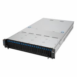 ASUS RS521A-E12-RS24U Socket SP5 Rack [2U] Schwarz, Silber (ASUS SP5 RS521A-E12-RS24U 2U SERVER)