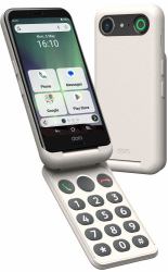 Doro Aurora A20 11,4 cm [4.5"] Dual-SIM Android 14 4G USB Typ-C 4 GB 64 GB 3000 mAh Schwarz, Weiß 