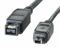 ROLINE IEEE1394b FireWire Cable, 9/4-pin, Type A-C 1.8 m (IEEE 1394B KABEL9/4PIN18M - )