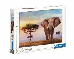 Clementoni African Sunset Jigsaw puzzle 500 pc[s] Animals (Clementoni African Sunset Puslespil 50)