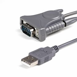 StarTech.com 3ft [91cm] 1-Port USB to Serial Cable, DB9/DB25 RS232 to USB Converter, Prolific, USB to Serial Adapter (USB TO RS232 DB9/DB25 SERIAL - ADAPTER CABLE - M/M)