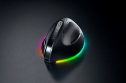 Razer Pro Click V2 Vertical Maus Universal rechts RF Wireless + Bluetooth + USB Type-C Optisch 30000 DPI (Pro Click V2 - Vertical Ed.)
