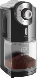 Melitta Molino 100 W Schwarz, Edelstahl (Melitta Molino - kaffemÃ¸lle - sort)