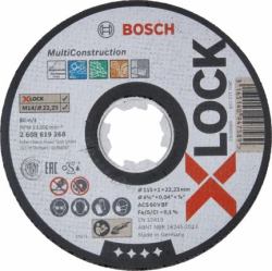 Bosch X-LOCK MULTI CONSTRUCTION Schneidedisk (Bosch Rapido Multi Construction ACS 60)