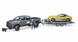 BRUDER 02504 play vehicle/play track (BRUDER RAM 2500 Power Wagon and BRUDER)