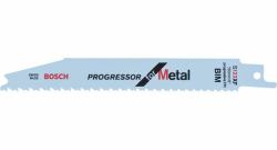 Bosch 2 608 654 416 Sägeblatt für Stichsägen, Laubsägen & elektrische Sägen Säbelsägeblatt Bimetallisch 100 Stück[e] (Bosch Progressor for Metal S 123 XF -)