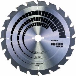 Bosch ‎2608640691 Kreissägeblatt 31,5 cm 1 Stück[e] (Bosch Construct Wood rundsavsklinge -)