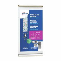 Avery R4828F Gurt Namensschild-Halterung Stoff Mehrfarbig (Strap Badge Holder Fabric - Multicolour - Warranty: 12M)