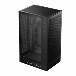 DeepCool CH270 Digital Mini Tower Schwarz (DeepCool CH270 Digital Micro-ATX Case, Mini-Tower PC Case with Tempered Glass Side Panel, USB-C Port, High Airflow Support for 360mm Radiator, ATX PSU, Bl...