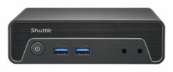 Shuttle Nano PC NE10N, Intel N 100, 1x HDMI, 1x DP, 6x USB, 1x LAN, fanless, 24/7 permanent operation, incl. VESA (NE10N N100 65W EXT. - HDMI DISPLAY-PORT TPM GLN)