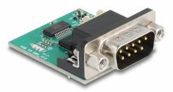 DeLOCK 90781 Serieller Konverter/Repeater/Isolator USB 2.0 RS-232 Schwarz, Grün (Delock - Serieller Adapter - USB 2.0 - RS-232 x 1 - grÃ¼n)