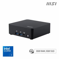 MSI Cubi NUC AI 1UMG Intel Core Ultra 5 125H , Barebone, NUC, SFF, Mini Computer, HTPC, [NO RAM, NO Storage, NO OS], Intel Graphics/DDR5/Dual ThunderBolt 4/Dual HDMI/Dual LAN/WiFi 6E/BT 5.3/VESA (M...
