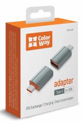 colorway CW-AD-AC USB Kabel USB 2.0 0 m USB A USB C 0,48 Gbit/s Grau 