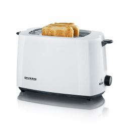 Severin AT 2286 Toaster 2 Scheibe[n] 700 W Weiß (Severin AT 2286 2-Scheiben-Toaster wei)