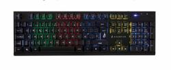 SureFire KingPin X2 Tastatur Gaming USB QWERTY Nordisch Schwarz, Metallisch 