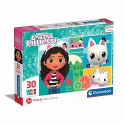Clementoni Supercolor Gabby’s Dollhouse Jigsaw puzzle 30 pc[s] Cartoons (Gabbys Dollhouse)