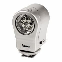 Hama LED Lamp "Magnum DigiLight" Camcorder-Blitzlicht Silber (Hama Magnum DigiLight Kameralys)