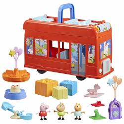 Peppa Pig F88815L0 Spielzeug-Set (PEP PEPPAS 2 IN 1 PARTY BUS)