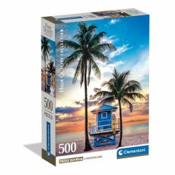 Clementoni High Quality Collection 35574 Puzzle Puzzlespiel 500 Stück[e] Landschaft (500 pcs. CB HQC Miami Beach Florida)