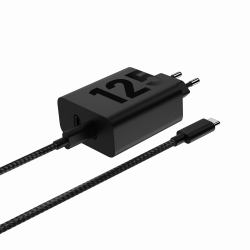 Motorola TurboPower 125W Duo Charger Universal Schwarz AC Schnellladung Drinnen (Motorola Turbopower Duo strÃ¸mforsyning)