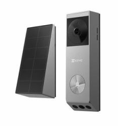 EZVIZ EP3x Pro Silber (Ultra-wide Coverage with Dual lensesSolar Panel IncludedBuilt-in 32GB eMMC StoragePackage DetectionSmart Human Motion DetectionColor Night VisionTwo-Way Talk [Supports voice ...