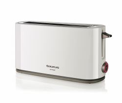 Taurus 960647000 Toaster 7 1 Scheibe[n] 1000 W Weiß (TAURUS Toaster One Slot Long 1000W Whi)