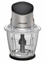 Rommelsbacher MZ 500 Elektrischer Essenszerkleinerer 1,5 l 500 W Schwarz, Edelstahl (Rommelsbacher MZ 500 blender 1,5 L 500)