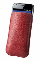 Samsonite Slim Classic Leather Handy-Schutzhülle Ziehtasche Rot 