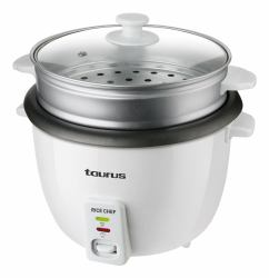 Taurus RICE CHEF Reiskocher 1,8 l 700 W Grau, Weiß (TAURUS Rice Cooker 1,8L)