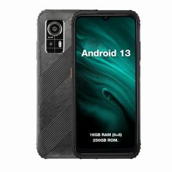 AGM H6 16,7 cm [6.56"] Hybride Dual-SIM Android 13 4G USB Typ-C 8 GB 256 GB 4900 mAh Schwarz (AGM H6 schwarz 8+8GB / 256GB Android)