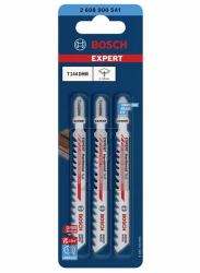 Bosch 2 608 900 541 Sägeblatt für Stichsägen, Laubsägen & elektrische Sägen Stichsägeblatt Hartmetall 3 Stück[e] (Bosch Expert Hardwood fast T 144 DHM -)