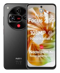 nubia Focus 2 5G 17 cm [6.7"] Dual-SIM USB Typ-C 8 GB 256 GB 5000 mAh Schwarz 