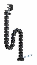 Neomounts ADS06-131BL Kabelwirbelsäule - Klemmbefestigung - universal (Neomounts - Cable management spine - clamp-on design, universal - black)