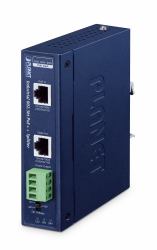 PLANET IP30 Industrial Single-Port 10Gbps 802.3bt PoE++ Splitter Netzwerksplitter Power over Ethe...