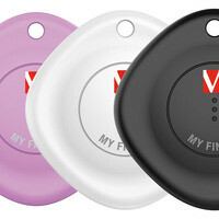 Verbatim 32132 GPS-Tracker/-Finder Universal Schwarz, Violett, Weiß (Verbatim [32132] MYF-03 My Finder Bluetooth Item Finder 3 Pack Black /White / Purple)