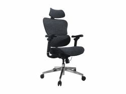 Equip Ergonomic Premium Office Chair with Headrest and Armrests, Blue Black (Equip Ergonomic Premium Office Chair with Headrest and Armrests; Blue Black [1Year warranty])