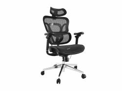 Equip Ergonomic Premium Office Chair with Headrest and Armrests, Black (Equip Ergonomic Premium Office Chair with Headrest and Armrests; Black [1Year warranty])