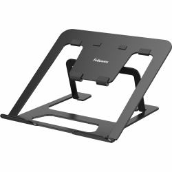 Fellowes Alumia 100138868 laptop-ständer Schwarz 38,1 cm [15"] (Fellowes Adjustable Laptop Riser Alumia Portable Laptop Stand Black)