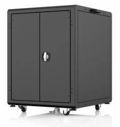 Lanview LVR16U7075BL-DCN-LAPTOP Nicht kategorisiert (DCN LAPTOP CABINET 16U Rack - Cabinet W:700 x D:750 x - H:931mm - Black Room to charge up to 32 devices - Warranty: 60M)