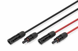 SOLARCABLE EXTENSION 3M 6MM - MC4 PV CABLE 1500V DC 1XBLK1XRED